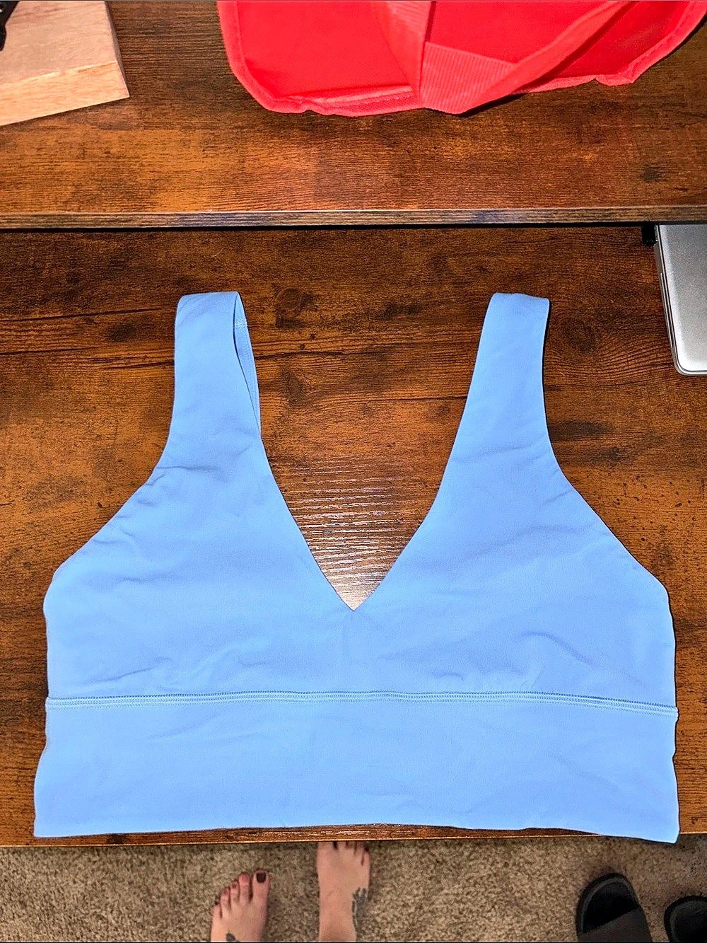 lululemon Align Tank Women's Blue Crop Tank Size 10